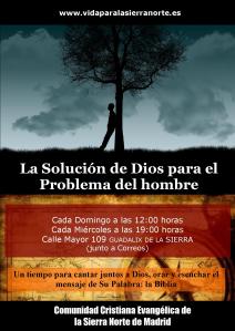 cartel cultos guadalix problema del hombre